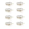 BNC Chassis Panel Mount Socket Female Jack Solder Type Connectors Adapter 8Pack...