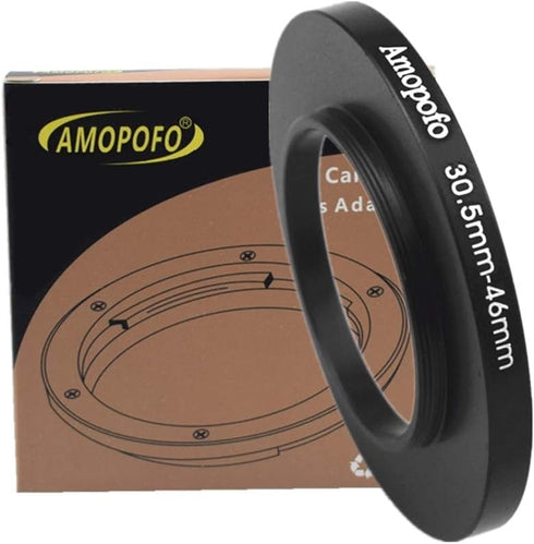 30.5mm to 46mm Camera Filters Ring Compatible All 30.5mm Camera Lenses or 46mm UV CPL Filter Accessory,30.5-46mm Camera Step Up Ring...
