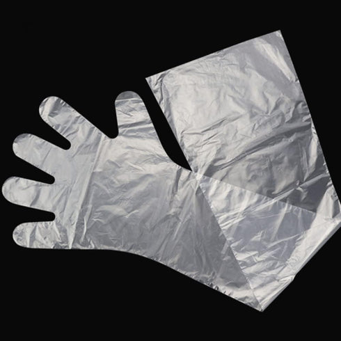 50 Pieces Veterinary Insemination Rectal Long Gloves Disposable Full Arm 35inch Hunting Field Dressing Gloves for Deer Cow Cleaning Processing Gut...