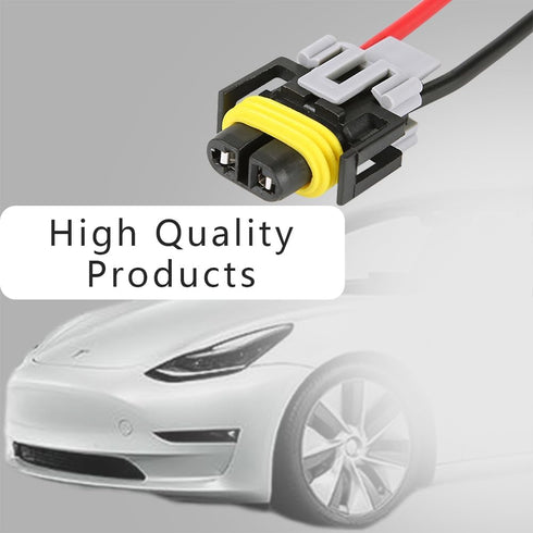 2PCS H11 H9 H8 880 881 Female Adapter Wiring Harness Sockets Wire, 9005 9006 Pigtail Sockets Harness Replacement Part for Headlights or Fog Lights...