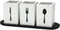 Kathfly 4 Pcs Silverware Caddy Utensil Holder for Countertop Silverware Organizer with Wood Tray Spoon Fork Holder for Kitchen Parties(White)...