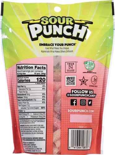 Sour Punch, Amer Ragin Red Sub, 9 Ounce...