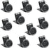 Wixine 10Pcs No-Sew EZ-Buttons Movable No Sew Button End Brace Clips (Black)...
