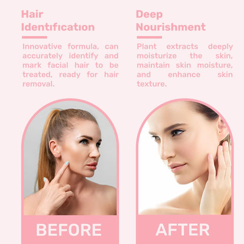Dermaplaning Tool for Face - Hair Identifier Spray for Face Dermaplaning - 2024 New Hair Identifier Spray for Face Shaving - Moisturizing and Skin...