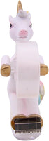 Unicorn Sitting on a Toilet Tape Dispenser, Unique Desk Accessory, Funny Office Supplies, 5.25 Inches...