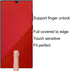 2 Pack Anti-Blue Privacy Screen Protector for Samsung Galaxy S23 Ultra Anti-Spy Soft Red Film Support Finger Unlock 6.8 inch + 2 Pack Camera Lens ...