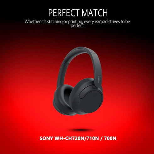 Krone Kalpasmos Replacement Earpads for Sony WH-CH720N, Compatible with Sony WHCH720 WHCH720N Headphone, Protein Leather Memory Foam Replacement E...