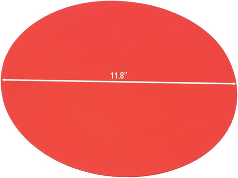 X-Haibei 11.8 inch Silicone Round Baking Mat Oven Microwave Cookie Pizza Sheet Thin...