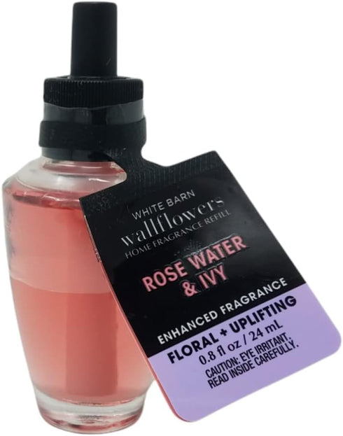 White Barn Wallflowers Home Enhanced Fragrance Refill Bulb Rose Water and Ivy...