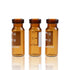 Amber Glass Flat Base Vial, 11 mm Wide Opening Crimp Top Vial, 2 mL, 12 mm x32 mm, Pack of 100...