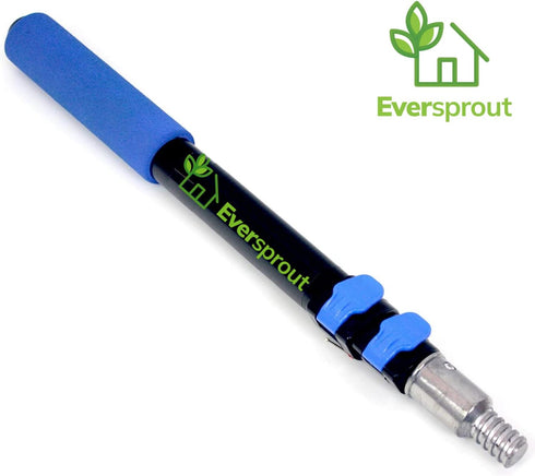 EVERSPROUT 1.5-to-3 Foot Telescopic Extension Pole | Lightweight Sturdy Aluminum Handle | Easy to Use Flip-Tab Lock Mechanism | Twist-On Metal Tip...