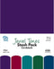 PA Paper Accents Stash Pack Cardstock Pack 8.5" x 11" Jewel Tones, colored cardstock paper for card making, scrapbooking, printing, quilling and c...