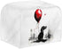 2|4 Slice Toaster Cover Dachshund Dog Red Balloon Kitchen Small Appliance Covers, Cartoon Aesthetic Watercolor Puppy Dog Toaster Cover Fits for Mo...