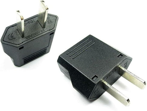 US Plug Adapter, EU AU CN to US America Travel Plug Adapter AC Outlet Power Converter(2 Pack)...