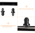 100pcs Drip Irrigation Plugs, 1/4 Inch Drip Irrigation Goof Plugs Line Irrigation Tube End Closures for Home Garden Lawn Pipe Supplies...