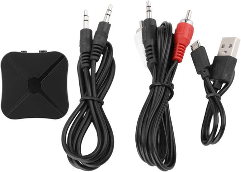 Bluetooth Transmitter Receiver,ASHATA KN319 Wireless Bluetooth 4.2 Stereo Audio Receiver Adapter,Bluetooth Adapter for Car Home Speaker...