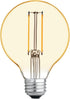 GE Vintage Style LED Light Bulb, 40 Watt, Amber Finish, G25 Globe Bulb (1 Pack)...