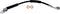 Dorman H38894 Front Passenger Side Brake Hydraulic Hose Compatible with Select Jeep Models, Black...