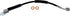 Dorman H38894 Front Passenger Side Brake Hydraulic Hose Compatible with Select Jeep Models, Black...