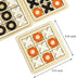 Tic Tac Toe XO Wooden Board Games Desk Toys 3 Pack Classical Family Children Kids Educational Toy...