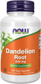 NOW Supplements, Dandelion Root (Taraxacum officinale) 500 mg, Herbal Supplement, For Dietary, 100 Veg Capsules...