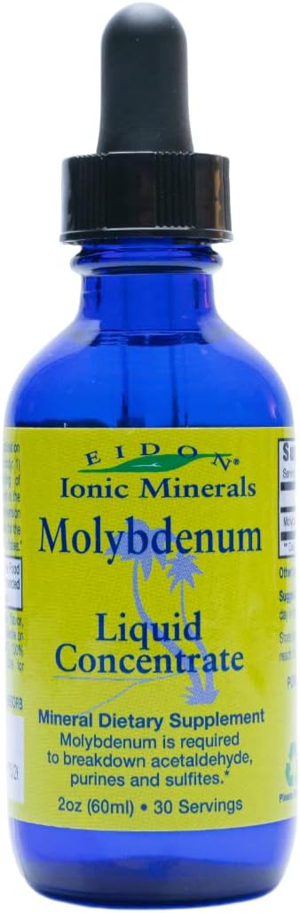 Eidon Ionic Minerals Liquid Molybdenum Supplement - Liquid Ionic Minerals, Molybdenum Drops, All Natural, No Added Sugars, Supports Biologicial Pr...