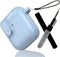 Compatible AirPods 1 AirPods 2 Case Cover with Cleaning Pen Kit, Anti-Fall Lock Design, TPU Drop Protection, Front LED Visible Cover with Rope for...