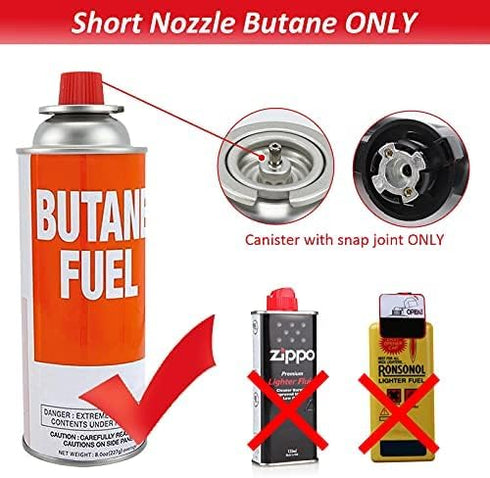 CORKAS Butane Torch Head, Professional Kitchen Cooking Torch with Adjustable Flame, Culinary & Grilling Blow Torch Lighter for Desserts, Creme Bru...
