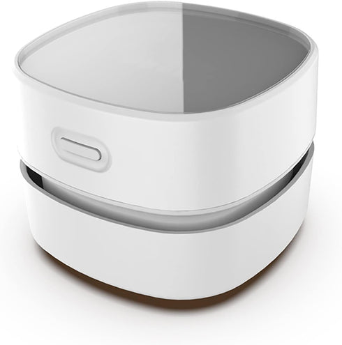 Mini Desktop Vacuum Cleaner Handheld Cordless Sweeper Crumb Vacuum Cleaner White for Home,Tabletop,Cars,Pet Hairs Cleaning...