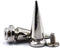 25MM 10/20/30/50 Sets Large Metal Big Tree Spikes Studs Screw-Back Studs for DIY Leather Craft(50 Sets)...
