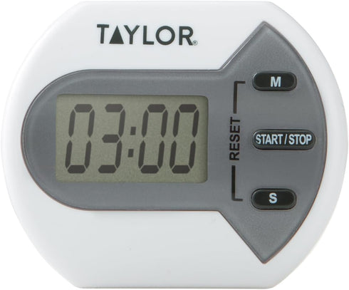 Taylor Digital Timer Counts Up and Down for School, Learning, Projects, and Kitchen Tasks...