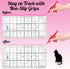 Non-Slip Grips for Quilt Templates - 48 Pieces Total - 24 Large & 24 Small - 2 Pack...
