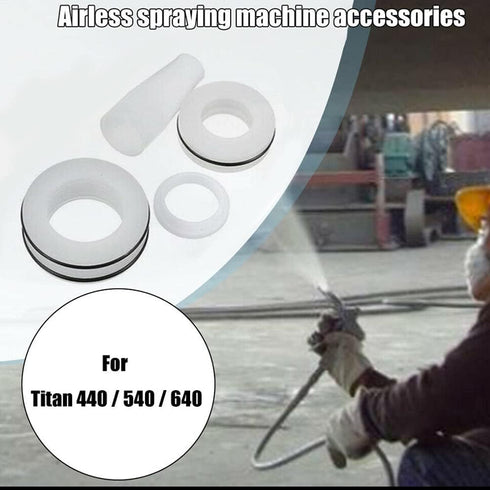 Generic, Airless Sprayer 440 Repair Packing Kit,Piston Seal and Upper Lower Seals for Titan Paint Sprayer 440 540 640, White...