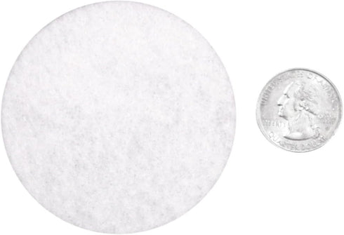 Playfully Ever After 2.5 Inch White 46pc Stiff Felt Circles...