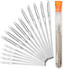Hekisn Large-Eye Blunt Needles, Stainless Steel Yarn Knitting Needles, Sewing Needles, Crafting Knitting Weaving Stringing Needles,Perfect for Fin...
