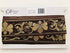 JL 429 Jacquard Metallic Gold Floral Vine Brown Ribbon Trim 2-3/8" (60mm) 3 Yards DIY for Sewing Crafting Home Decor, Wedding, Gift Wrapping, Bag ...