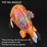 Nenekal Transparent Electric Gear Gold Fish Toddler Toys with Music & Lights. Bump and Go Technology. Perfect for Babies Tummy Time, Educational S...