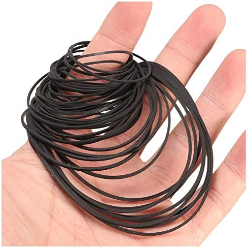 30pcs 40mm to 135mm Mix Cassette Tape Machine Belt Assorted Common Belt cassette machine for dvd drive, xbox 360, repair rebuild common square bel...