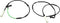 HiSport Front and Rear Brake Pad Wear Sensor 34356789440 + 34356789445 Replacement for BMW E81 E87 E82 E88 E90 E91 E92 E93...