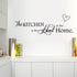 Lchen Kitchen Rules Wall Sticker Removable Decal Home Decoration...