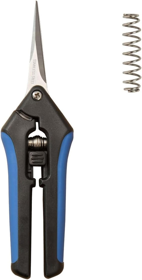 2Pack 6.5 Inch Garden Scissors Pruning Shears Trimming Scissors Gardening Hand Pruner Straight Tip Blades...