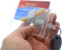 2 Pack - Rigid Fuel Card Holder with Key Ring - Clear Hard Plastic Card Protector Keychain for Fleet, Gas Cards, Company Cars and More by Speciali...