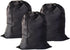 Extra Large Laundry Bag 3 Pack, Black, Travel Laundry Bags with Drawstring Closure, 30"x40", for college, dorm and apartment dwellers (3PCS Black)...