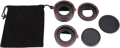 Lens Adapter Rings Set, Auto Focusing Macro Extension Lens Adapter Tube Rings Set Auto Focus Macro Extension Tube for Canon EF Mount...