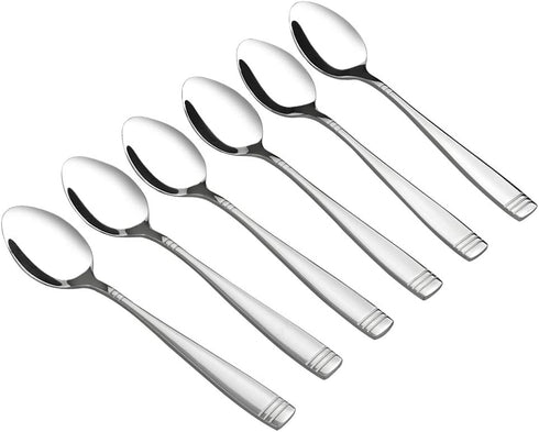 12 Pieces Small Stainless Steel Spoons, Stainless Steel Teaspoon Set...