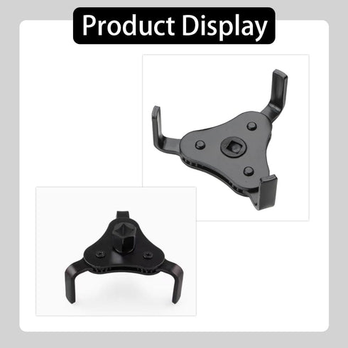 Adjustable Oil Filter Wrench, Oil Filter Wrench Tool Set, Oil Filter Wrench Remover Tool Set, Adjustable 3 Jaw Oil Filter Wrench Tool for 2"-4.2" ...