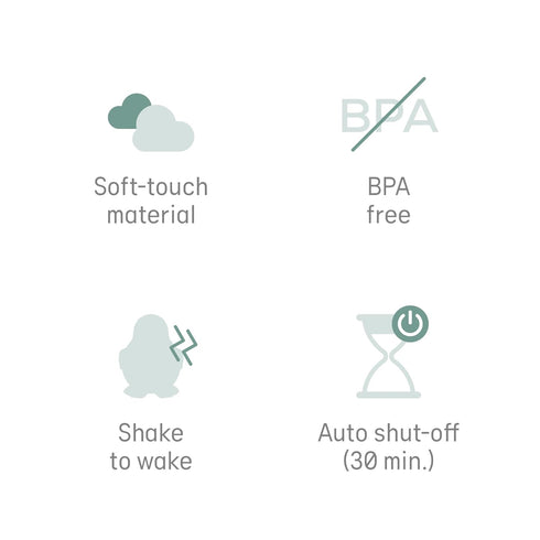 Angelcare Baby Bath & Room Thermometer - Happy Seal, Grey, BT-01-SEAL-US...