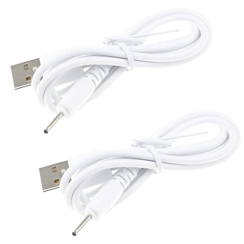 USB to DC 2.0mm Cable, Earbuds USB DC Charger Adapter,USB 2.0 Type A Male to DC 2.0mm x 0.6mm 5 Volt DC Barrel Jack Power Adapter Connector Chargi...