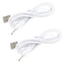 USB to DC 2.0mm Cable, Earbuds USB DC Charger Adapter,USB 2.0 Type A Male to DC 2.0mm x 0.6mm 5 Volt DC Barrel Jack Power Adapter Connector Chargi...