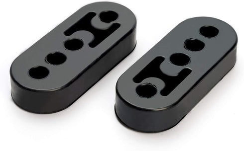 Exhaust Hanger Rubber Muffler Hanger Universal-(2PCS), Hole Diameter 12mm (0.47inch) Universal, Muffler Bracket Mount, High Density Rubber Isolato...